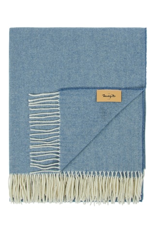 Wollen Plaid Ef Cashwool - Hemelsblauw - 130 x 180 cm