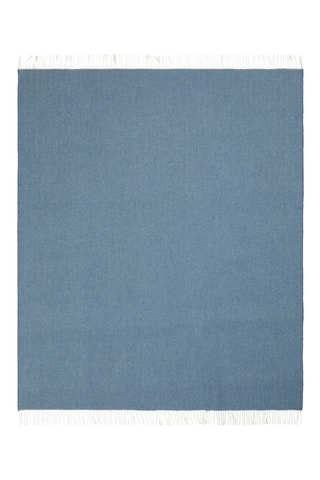 Wollen Plaid Ef Cashwool - Hemelsblauw - 130 x 180 cm