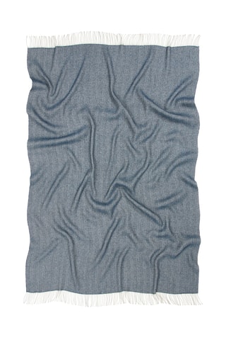 Plaid Calais - Marineblauw - 130 x 190 cm