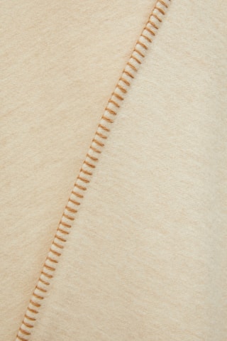 Wollen Poncho Margot - Gemêleerd Beige