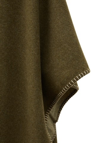 Wollen Poncho Margot - Kaki