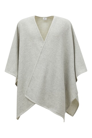 Wollen Poncho Margot - Grijs