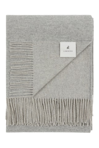 Merinowollen en Kasjmier Plaid Cupido - Grijs - 130 x 180 cm