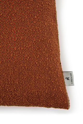 Coussin Ricciolo Bouclé - Rouge brique - 50 x 50 cm