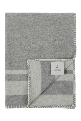 Wollen Plaid Yves - Gemêleerd Grijs - 130 x 190 cm