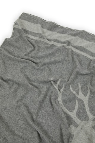 Wollen Plaid Yves - Gemêleerd Grijs - 130 x 190 cm