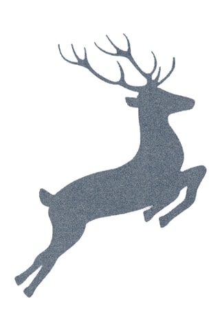 Wollen Plaid Yves - Marineblauw - 130 x 190 cm