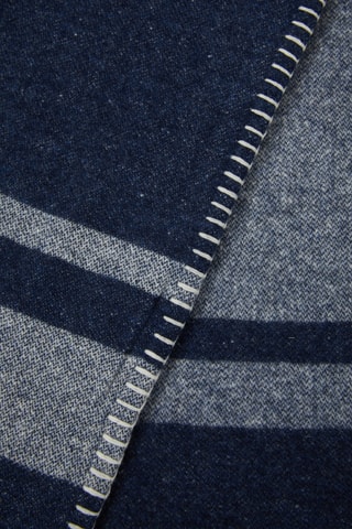 Wollen Plaid Yves - Marineblauw - 130 x 190 cm