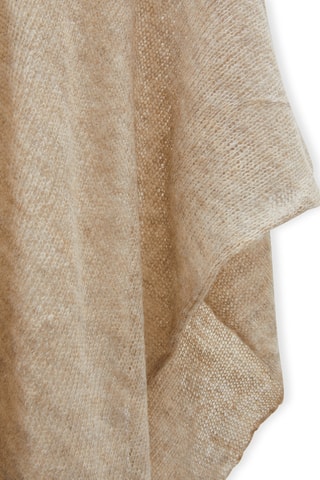 Poncho Milena - Gemêleerd Beige
