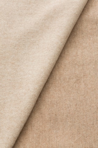 Plaid réversible en mérinos Ulisse - Beige - 130 x 180 cm