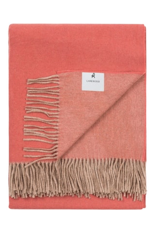 Merinowollen Dubbelzijdige Plaid Ulisse - Roze - 130 x 180 cm