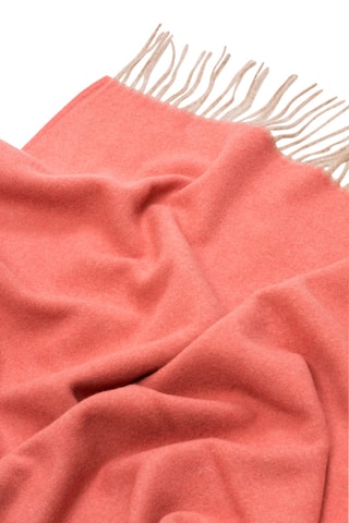 Merinowollen Dubbelzijdige Plaid Ulisse - Roze - 130 x 180 cm