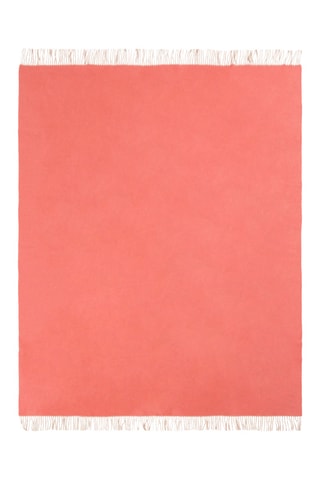 Merinowollen Dubbelzijdige Plaid Ulisse - Roze - 130 x 180 cm