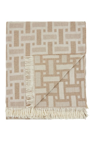 Plaid en cachemire et soie Tradition - Beige - 130 x 190 cm