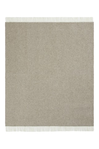 Scheerwollen Plaid Rombo - Beige - 130 x 170 cm