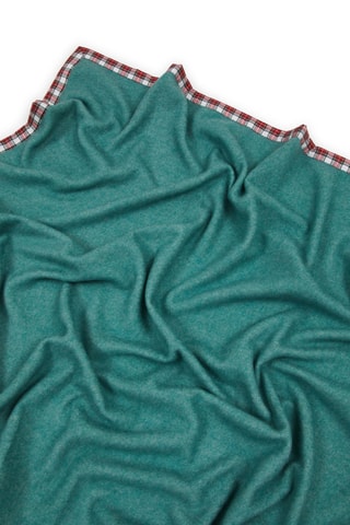 Merinowolllen Plaid Afrodite Natale - Groen - 130 x 180 cm