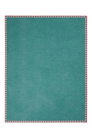 Merinowolllen Plaid Afrodite Natale - Groen - 130 x 180 cm