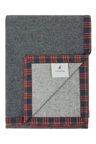 Merinowolllen Plaid Afrodite Natale - Grijs - 130 x 180 cm
