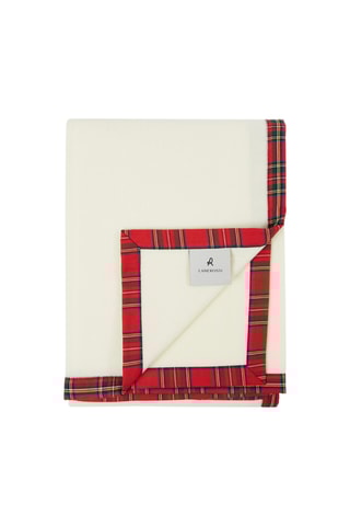 Merinowolllen Plaid Afrodite Natale - Wit - 130 x 180 cm