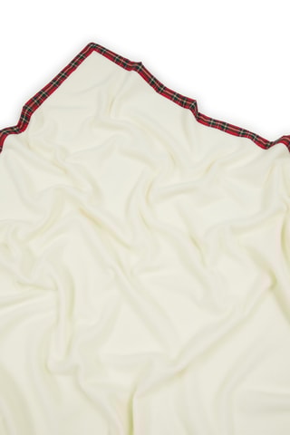 Merinowolllen Plaid Afrodite Natale - Wit - 130 x 180 cm