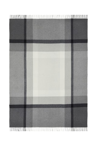 Wollen Plaid Margy - Grijs - 140 x 200 cm