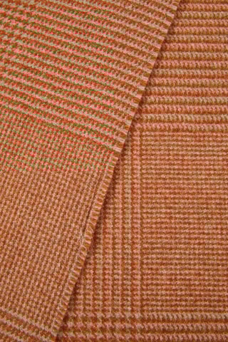 Wollen Plaid Mouline - Oranje - 140 x 190 cm
