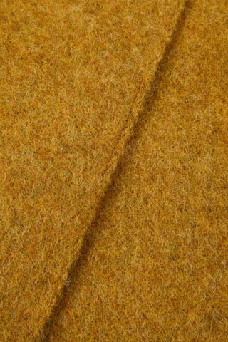 Scheerwollen Plaid Unito - Mosterdgeel - 130 x 170 cm