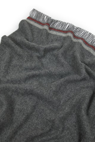 Scheerwollen Plaid Halifax - Gemêleerd Grijs - 130 x 200 cm