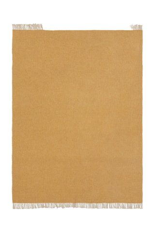 Plaid en mérinos Dioniso - Marron clair - 130 x 180 cm