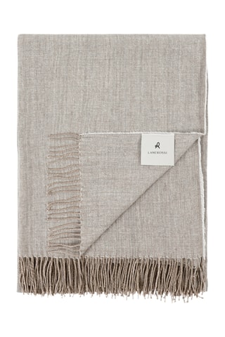 Linnen Plaid Portofino Maxi - Zilverkleurig - 130 x 200 cm