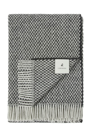 Wollen Plaid Apollo Maxi - Antraciet - 130 x 200 cm