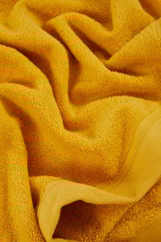 Serviette de bain Agave - Jaune - 100 x 150 cm