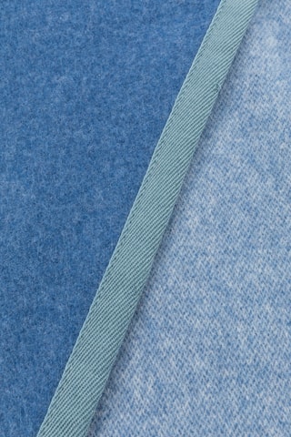 Scheerwollen Deken Cortina - Indigoblauw - 160 x 220 cm