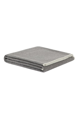 Scheerwollen Deken Cortina - Antraciet - 160 x 220 cm