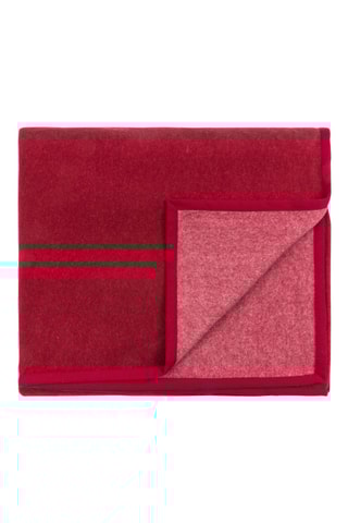 Scheerwollen Deken Cortina - Bordeauxrood - 160 x 220 cm