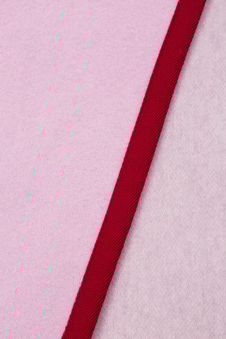 Scheerwollen Deken Cortina - Poederroze - 160 x 220 cm