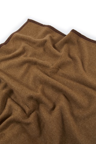 Couverture en laine Marta Sp - Marron - 160 x 210 cm