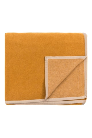 Scheerwollen Deken Cortina - Oranje - 220 x 250 cm