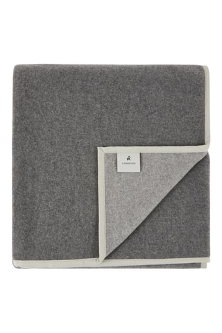 Scheerwollen Deken Cortina - Antraciet - 220 x 250 cm