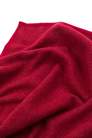 Scheerwollen Deken Cortina - Rood - 220 x 250 cm