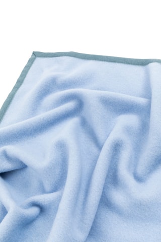 Scheerwollen Deken Cortina - Hemelsblauw - 220 x 270 cm