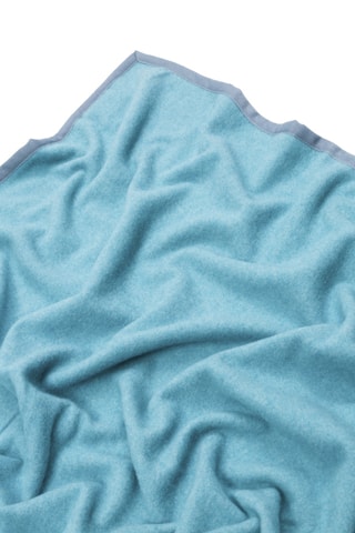 Scheerwollen Deken Cortina - Hemelsblauw - 220 x 250 cm