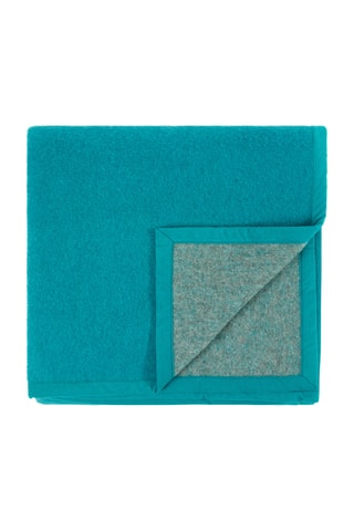 Wollen Deken Marta - Hemelsblauw - 210 x 180 cm