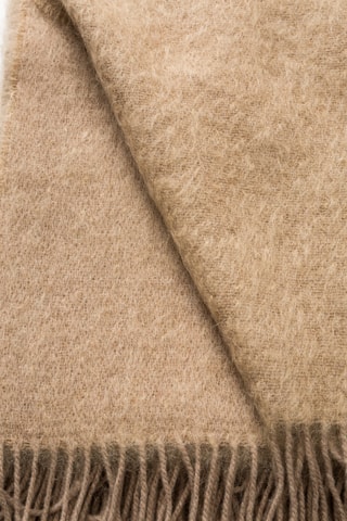 Wollen en Mohair Deken Rossi Story - Beige - 220 x 250 cm