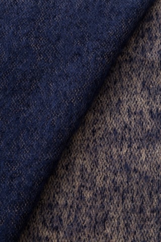 Wollen en Mohair Deken Rossi Story - Marineblauw - 220 x 250 cm