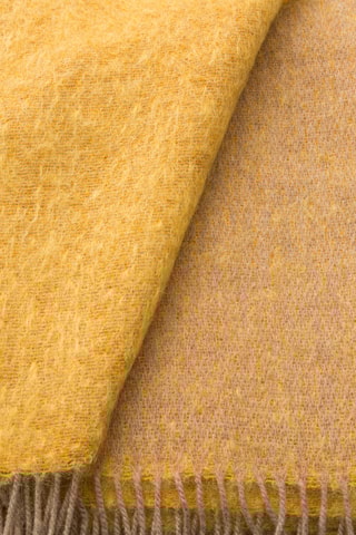Wollen Deken Rossi Story - Mosterdgeel - 220 x 250 cm