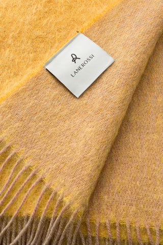 Wollen Deken Rossi Story - Mosterdgeel - 220 x 250 cm