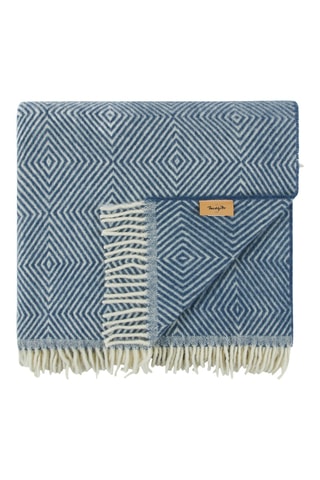 Wollen Deken Atena - Donkerblauw - 160 x 210 cm