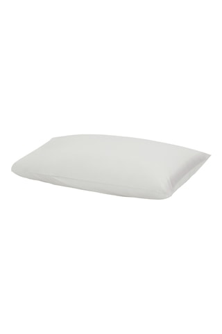 Parure de draps en percale de coton 45 fils/cm² Unito - Ivoire - 260 x 240 cm