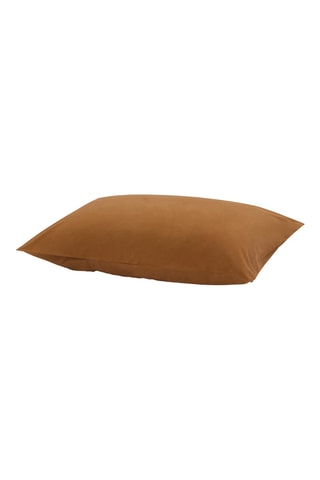 2 taies d’oreiller en coton 48 fils/cm² Panarea - Camel - 50 x 80 cm